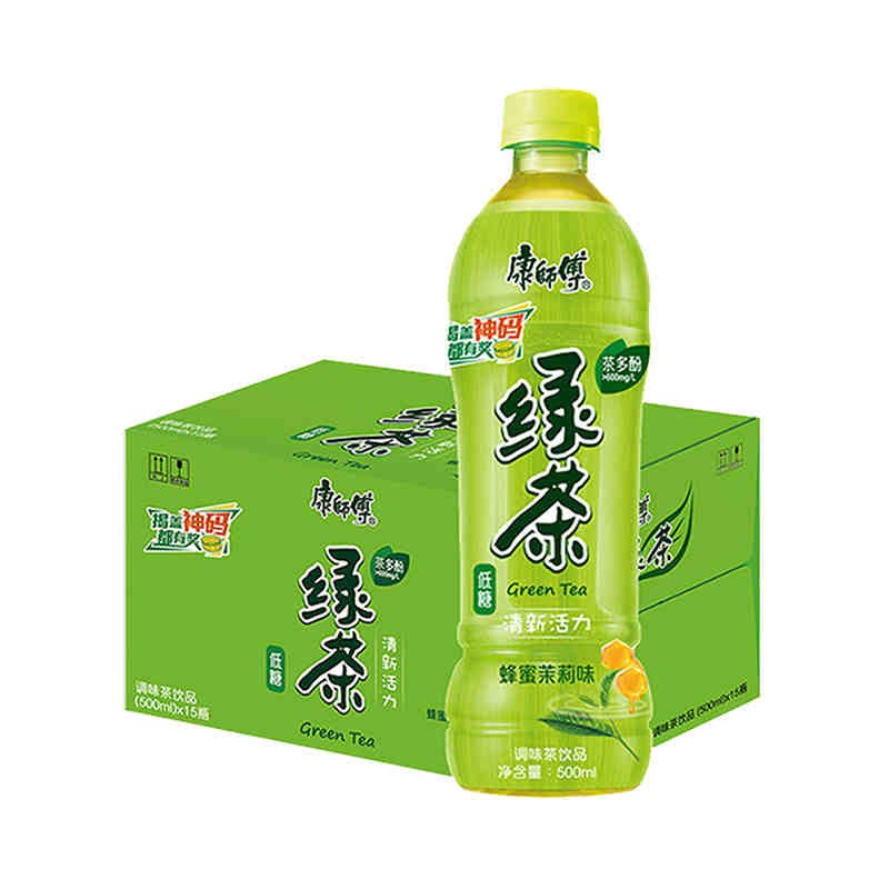 康师傅 绿茶 蜂蜜茉莉味 500ml